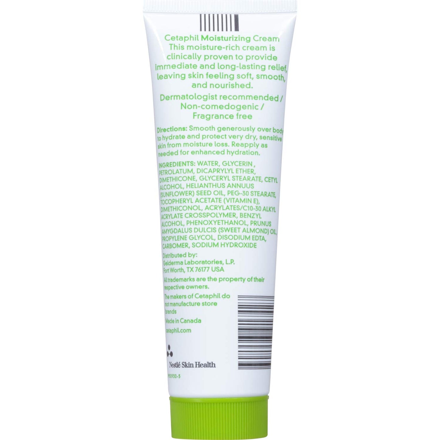 Cetaphil Moisturizing Cream, Fragrance Free, 3 Ounce