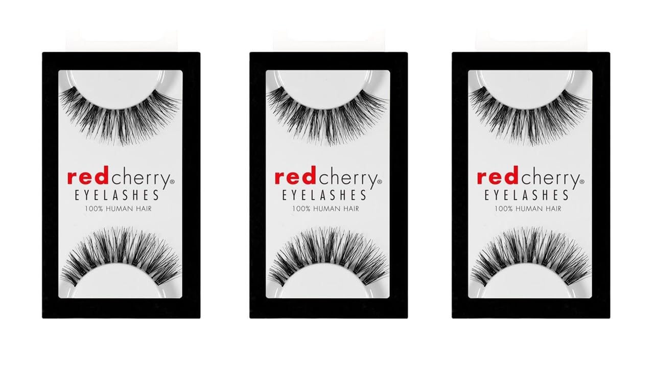 Red Cherry #415 False Eyelashes (Pack of 3 Pairs)