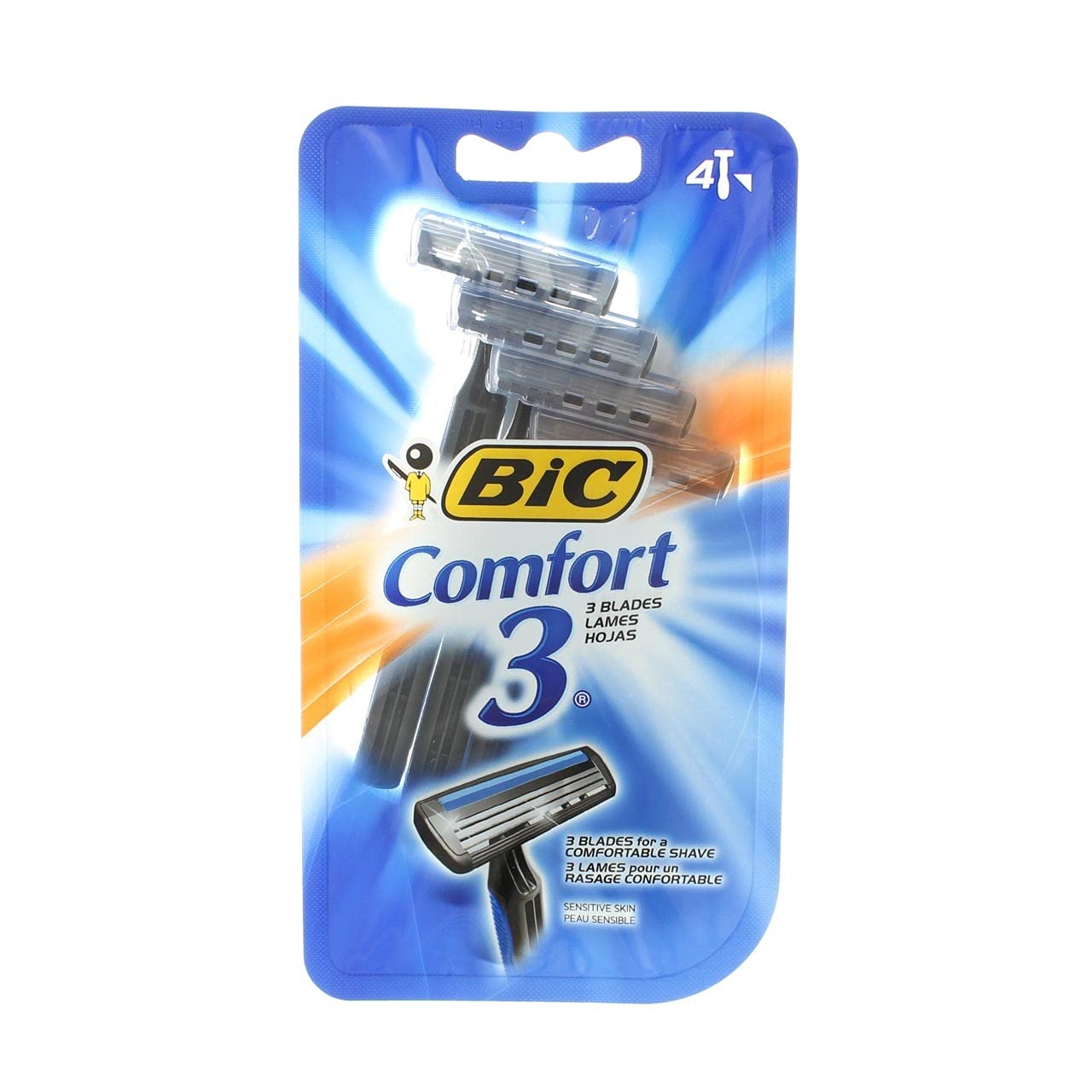 Bic Comfort 3 Men Razor 4PK Beauty and Personal Care BIC