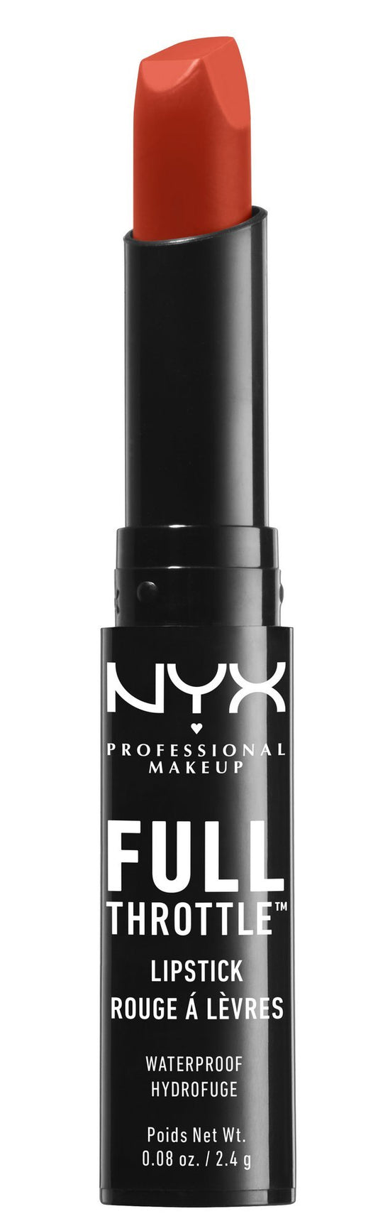 NYX Nyx professional makeup full throttle lipstick jolt - 0.08oz