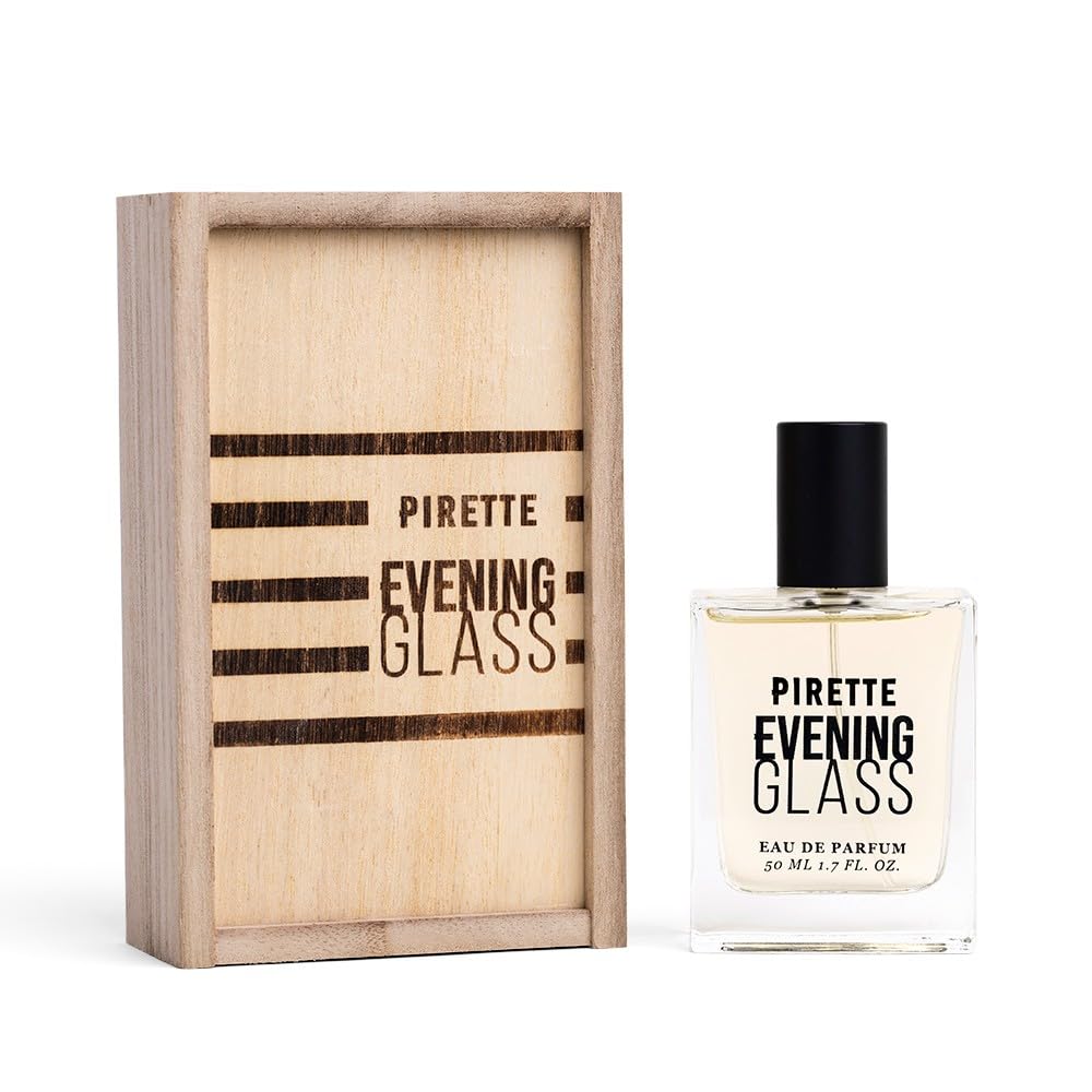 PIRETTE Evening Glass Eau de Parfum Spray for Women, Beach-Inspired, Long Lasting Womens Perfume with Notes of Dark Coconut, Warm Wood, Smoky Vanilla Beauty & Personal Care PIRETTE