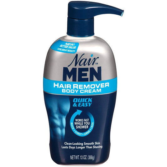 Nair Men's Hair Removal Cream, Body Hair Remover for Men, 13 Oz Bottle Beauty & Personal Care Nair