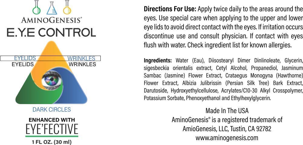 E.Y.E Control with Eye'Fective: Lid Lifting & Dark Circle Serum. New for 2021, Patented Eyelid lifting Plant Derived Formula. Watch Video Beauty & Personal Care AminoGenesis