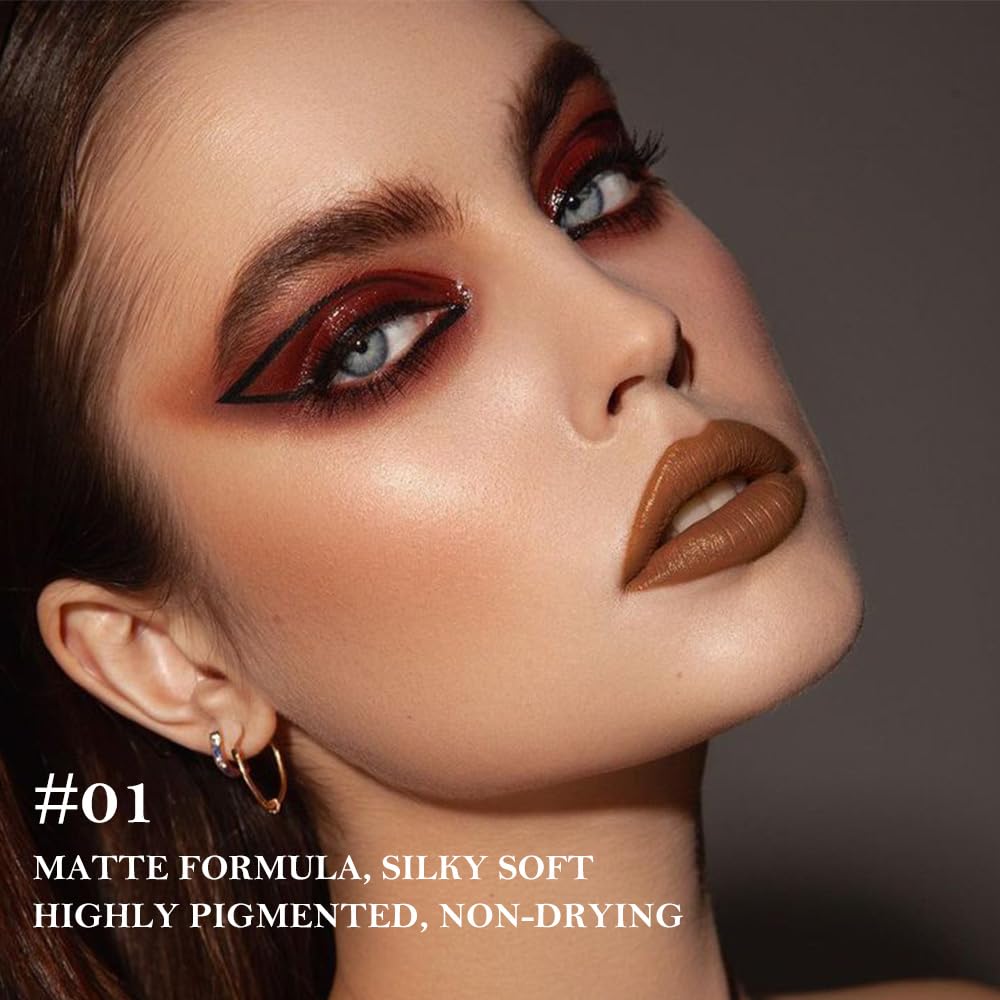 BINGBRUSH 2-in-1 Gradient Lip Liner & Lipstick Combo,Matte Longwear Waterproof Lip Pencil with Cone Tip,Smudge Proof Crayon for Flawless Ombre Beauty and Personal Care BINGBRUSH