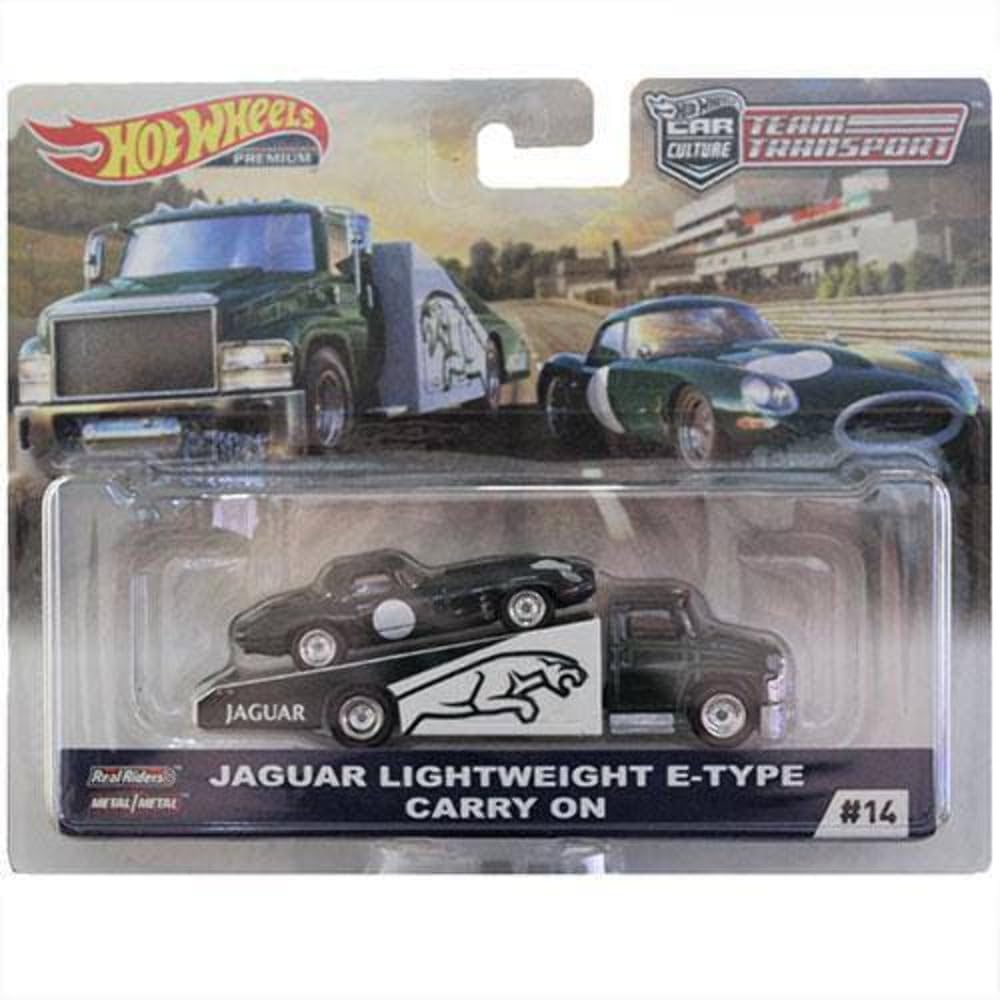 Hot Wheels Team Transport Jaguar Lightweight E-Type Carry On Vehicle