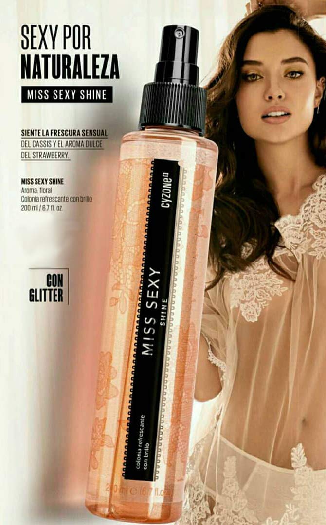 Cyzone Miss Sexy Provocative Body Slash With Glitter and the Sweet Aroma of Bergamot and Jasmine 6.7 fl. oz. (200ml)