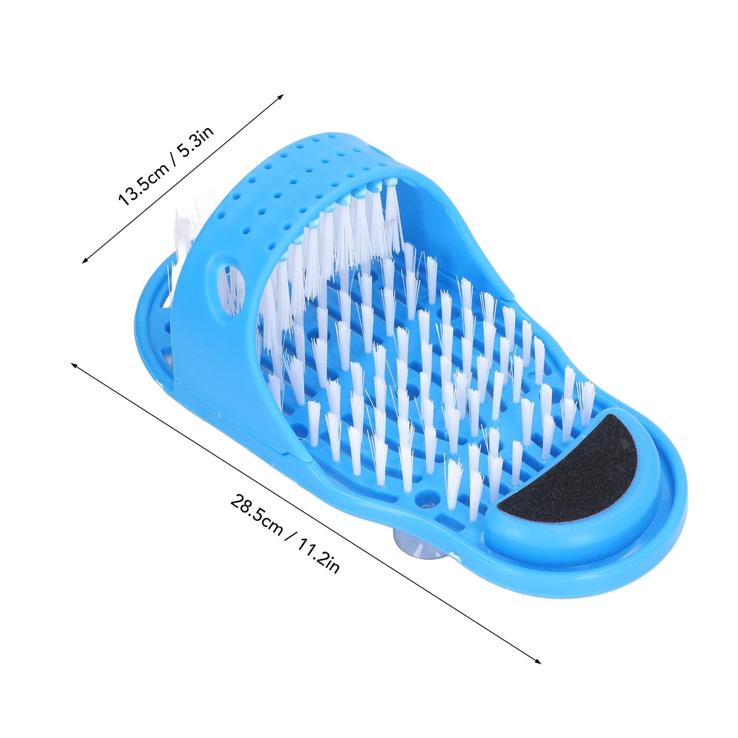 Shower Foot Scrubber, Spa Massager Slippers with Suction Cups Remove Dead Skin Exfoliating Easy Feet Cleaning Brush Feet Washer Shower for Unisex Beauty and Personal Care Yosoo