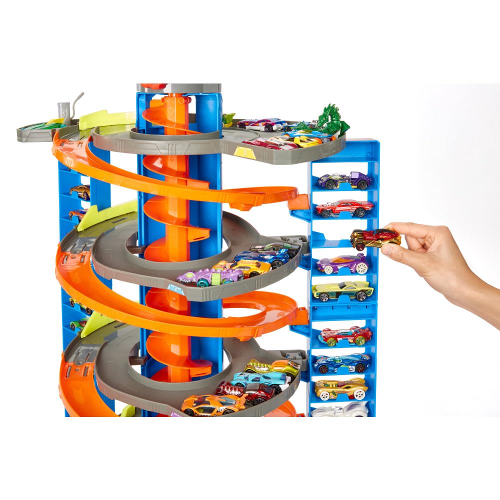 Mattel - Hot Wheels City 50 New Mega Garage