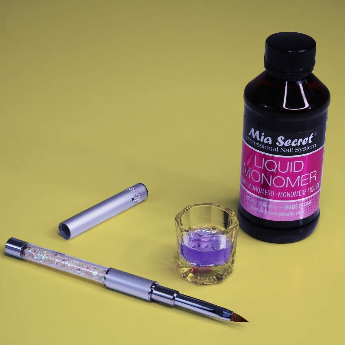 1 oz Mia Secret Liquid Monomer - Professional Acrylic Nail Liquid for Acrylic Powder - EMA monomer - Nail Monomer liquid - ema monomer acrylic nail Beauty & Personal Care Mia Secret