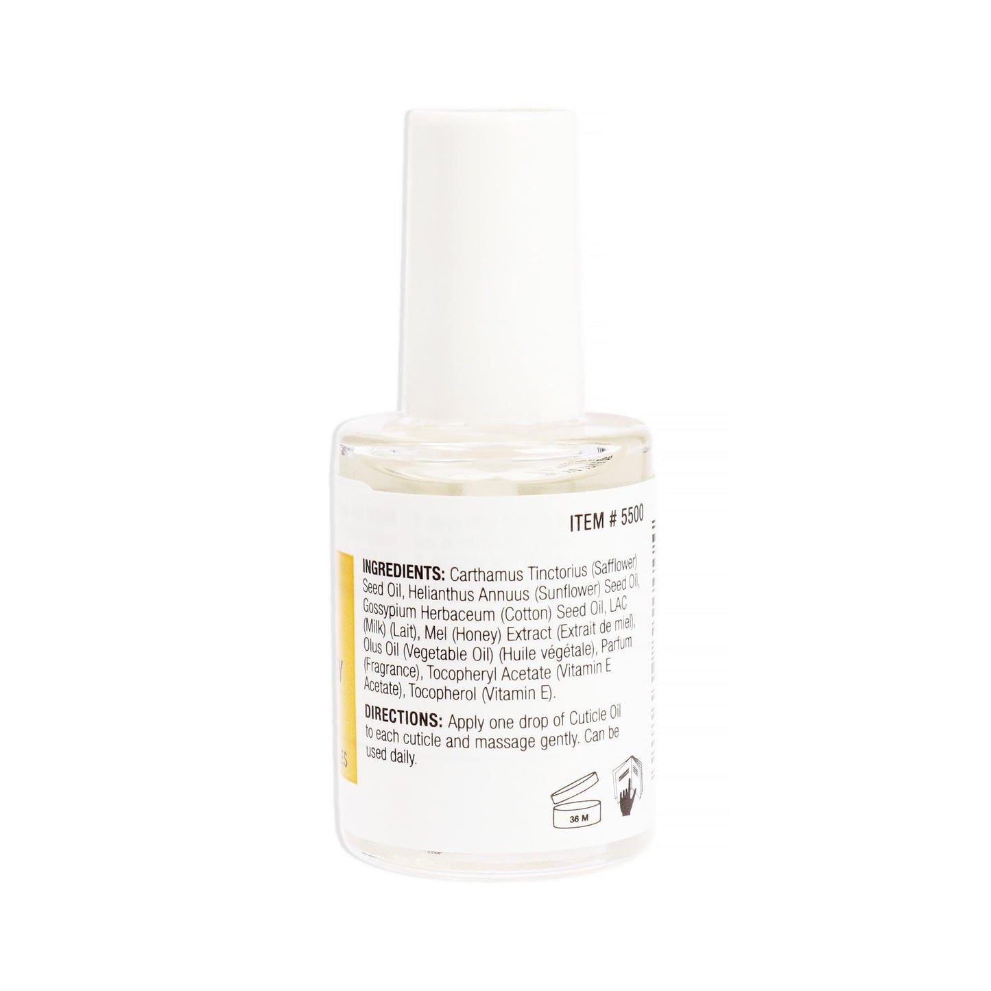 Cuccio Colour Powder Polish Dip System Step 7 - Moisturize And Nourish Your Nails - Keep Cuticles From Cracking - Milk And Honey Cuticle Oil Nail
