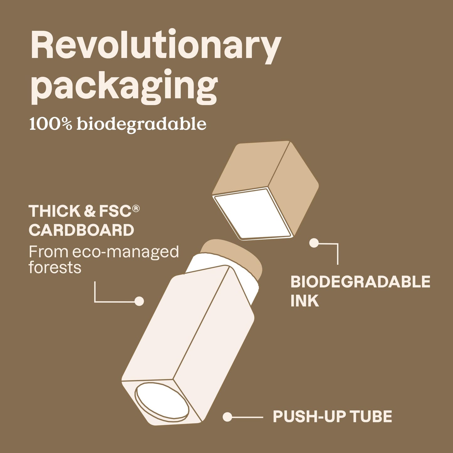 ATTITUDE Oceanly Plastic-Free Lightweight Bronzer Stick, Titanium Dioxide-Free, EWG Verified, Vegan & Cruelty-free Makeup, Ebony, 0.3 Ounces