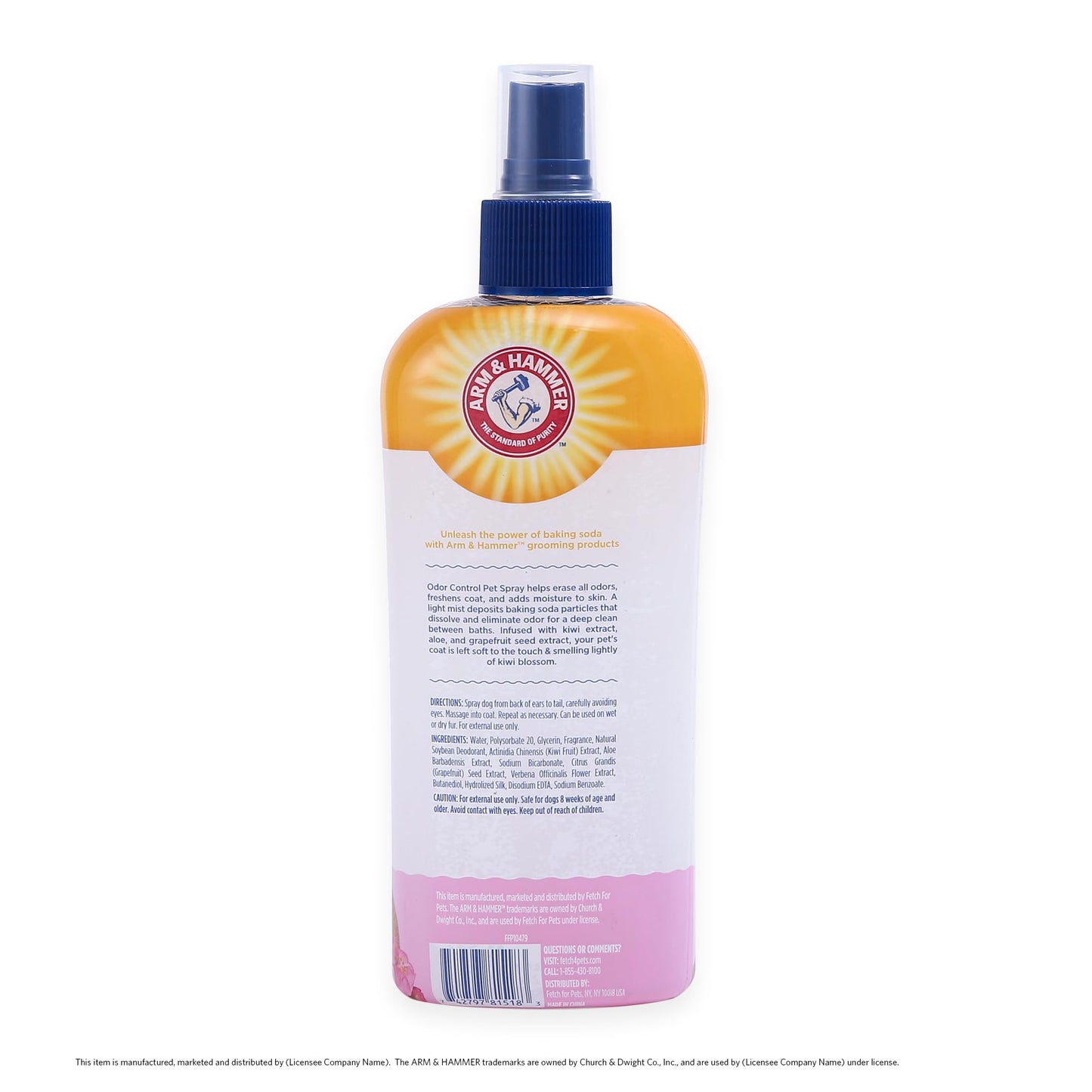 Arm & Hammer Pet Deodorizing Spray for Dogs & Puppies – Odor Eliminator with Fresh Kiwi Blossom Scent, 8 oz