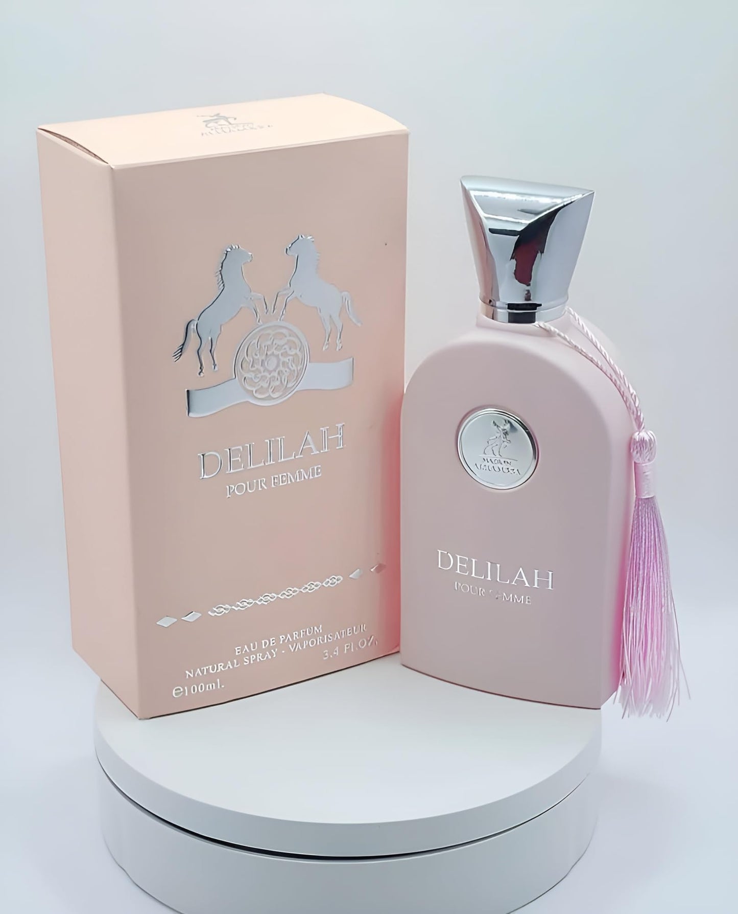 Lattafa Maison Alhambra Delilah Pour Femme Eau de Parfum Spray for Women, 3.4 Ounce / 100 ml