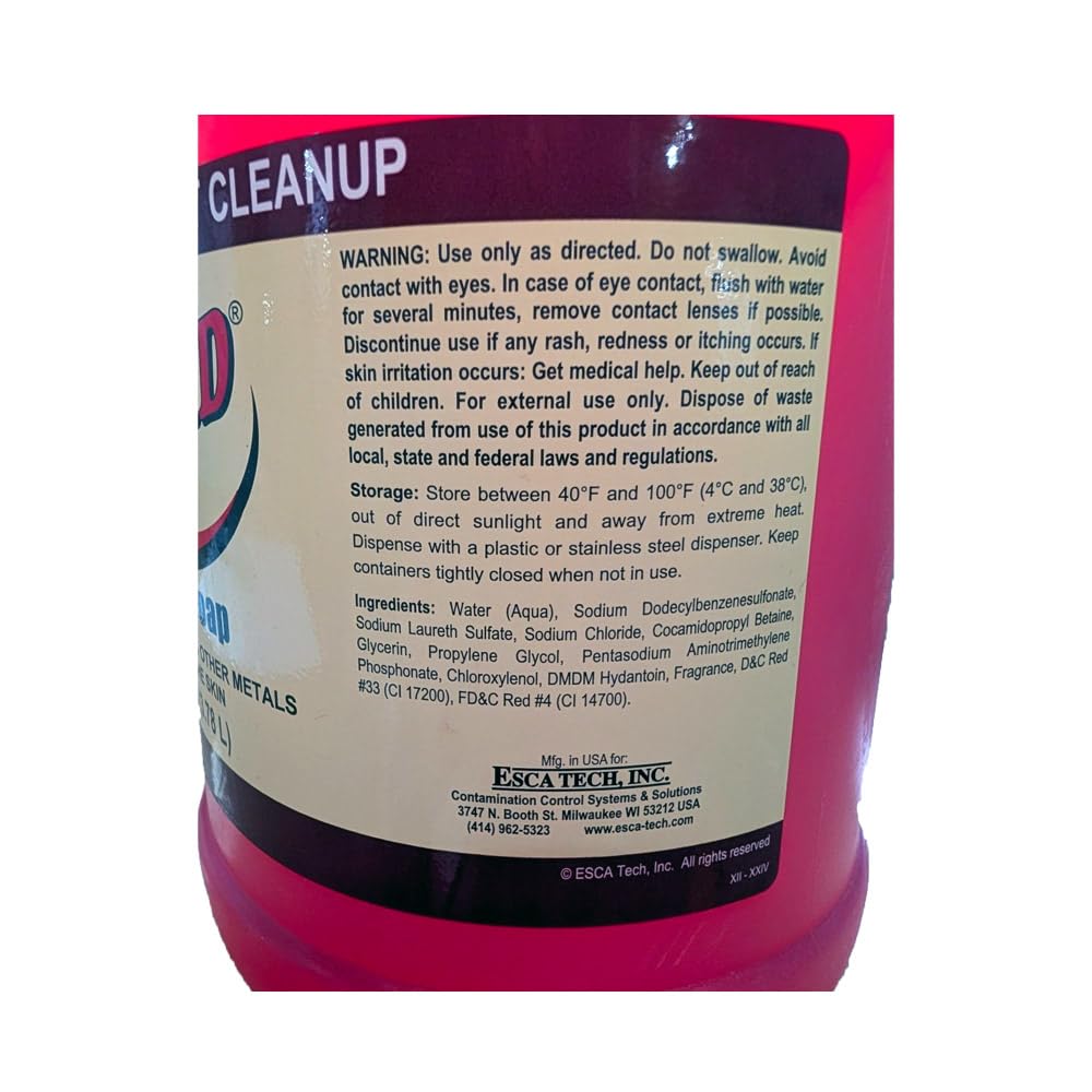 Cleaner's Cart D-LEAD Hand Soap, 4222ES-001, 1 gallon Beauty & Personal Care Cleaner's Cart