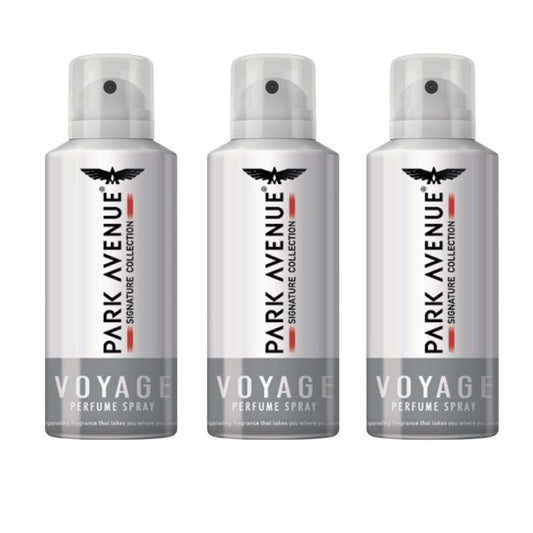 Park Avenue Voyage Fragrant Deo (Deodorant) (1 + 1 + 1) For Men Beauty and Personal Care Park Avenue