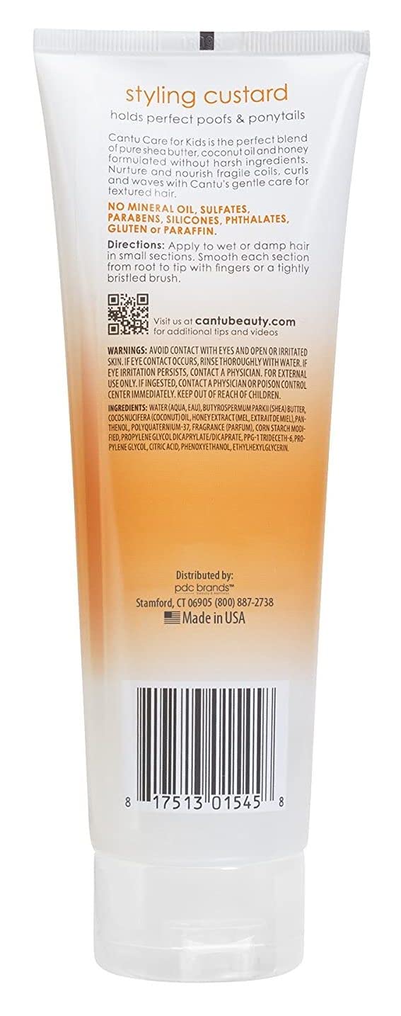 Cantu Care For Kids Styling Custard 8 Ounce Tube (Pack of 6)