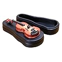 BANBERRY DESIGNS Violin Jewelry Box - Mini Violin is Attached to the Top of the Box - Ideal Gift for a Violinist or Musician - Measures 4-1/2"L X 2" W