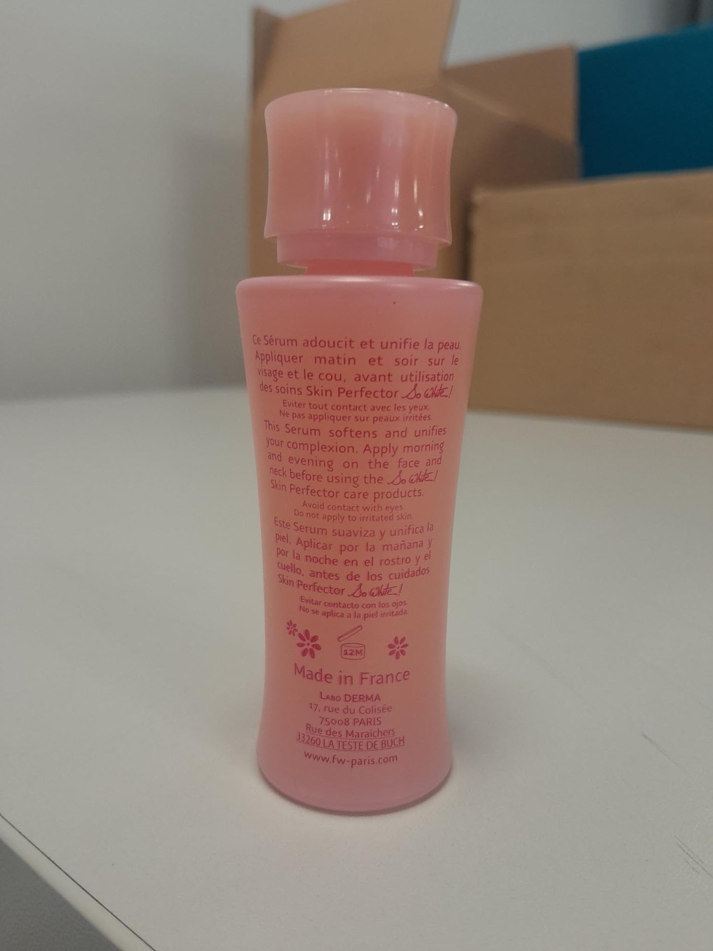 FAIR & WHITE So White Skin Brightening Serum 30ml - For Face, Elbows Knees, Feet - with Kojic Acid and Castor Oil