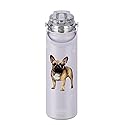 E&S Pets SERENGETI 24 Oz Water Bottle Stainless Steel with Spill Proof Lid - Double walled Vacuum Insulated water flask - Realistic 3D Print of your…