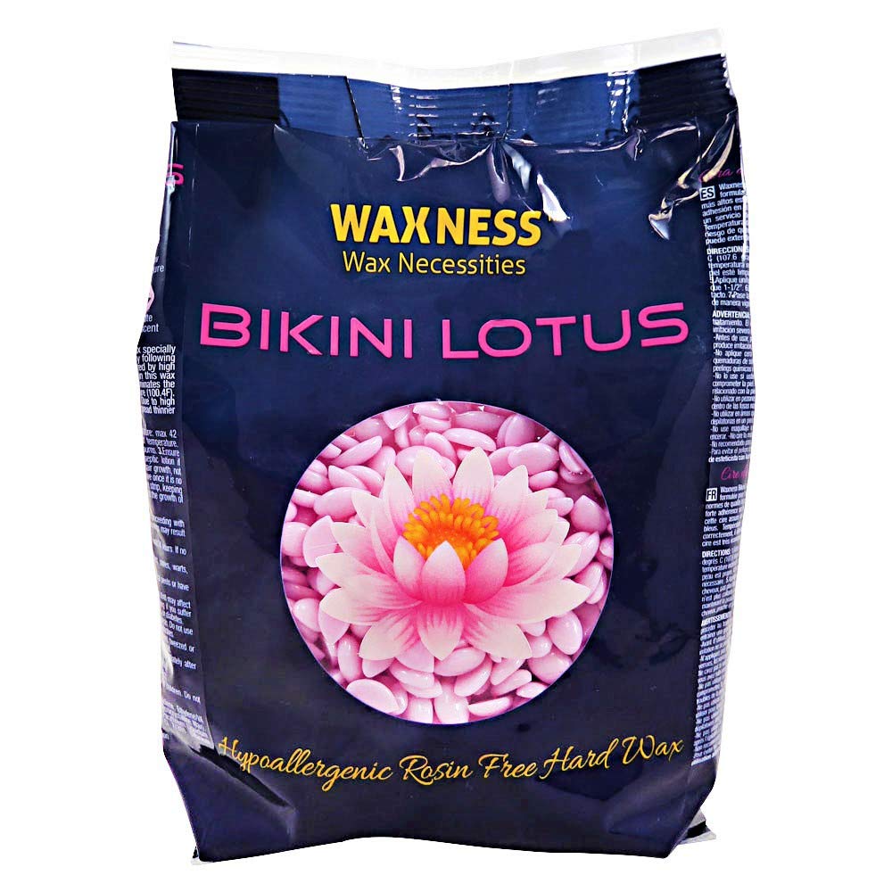 Waxness Bikini Lotus Stripless Waxing Kit with W-CUBE Digital Wax Heater, 0.8 lb (400 g) Hard Wax Beads - Rosin-Free Bikini Wax for Sensitive Areas Beauty and Personal Care Waxness