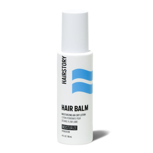 Hairstory Hair Balm, Moisturizing Air Dry Lotion, Leave In Conditioner Cream for All Hair Types, Adds Softness & Shine, Smooths Frizz, Defines Waves