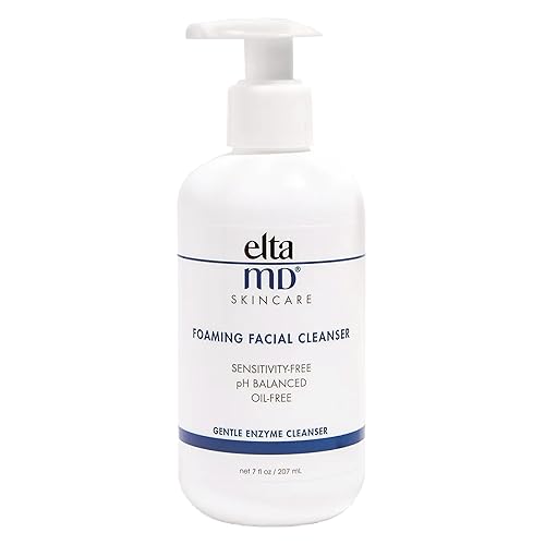 EltaMD Foaming Facial Cleanser Face Wash, Gentle Foaming Face Wash and Makeup Remover, Oil Free , 7 oz Pump