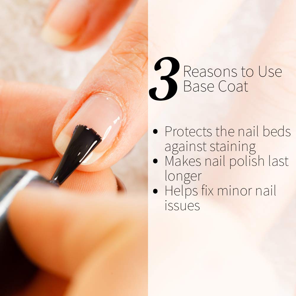 Seche Clear Base Coat .5 oz. No Formaldehyde & No Toluene Beauty & Personal Care Seche