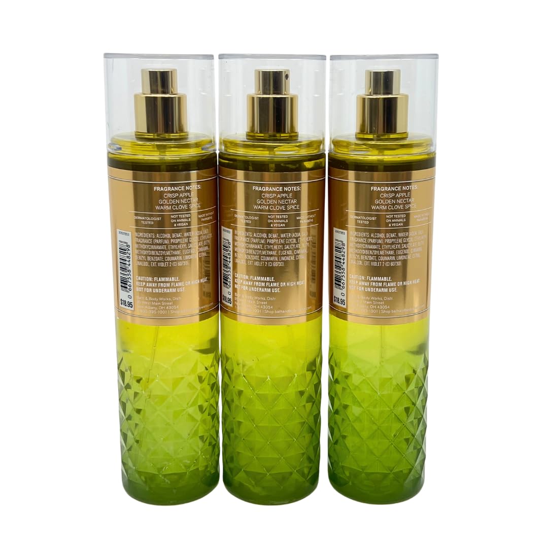 Bath & Body Works Leaves Fine Fragrance Mist 8 fl oz - Pack of 3