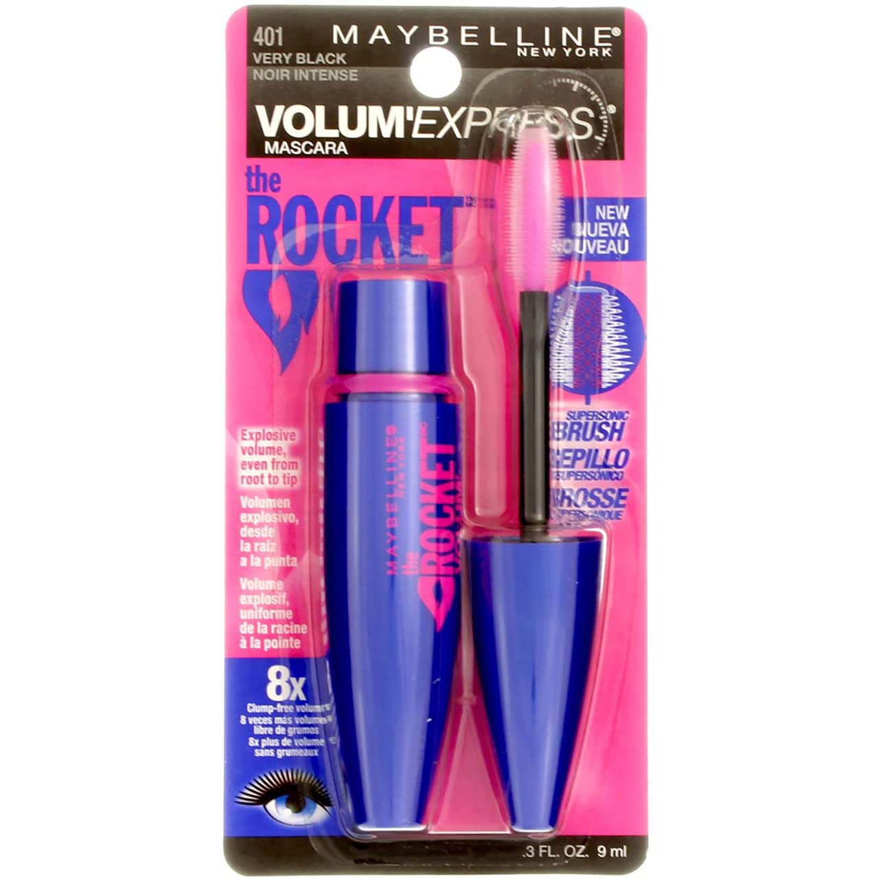Myb Rocket Very Black Mas Size .30 F Maybelline Volum'Express Rocket Mascara Very Black