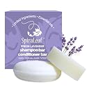 SPIRALEAF Solid Shampoo Bar & Conditioner Bar Set, FRESH LAVENDER Essential Oil Blend, Limited Ingredients, Concentrated Formula, Fragrance-Free