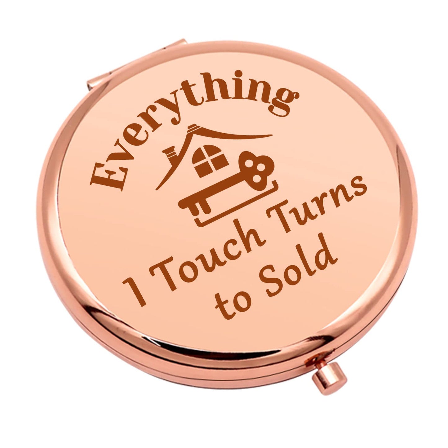 Realtor Gifts for Women Real Estate Agent Gift Compact Makeup Mirror Thank You Gift for Realtor Closing Gifts for Realtors Appreciation Presents