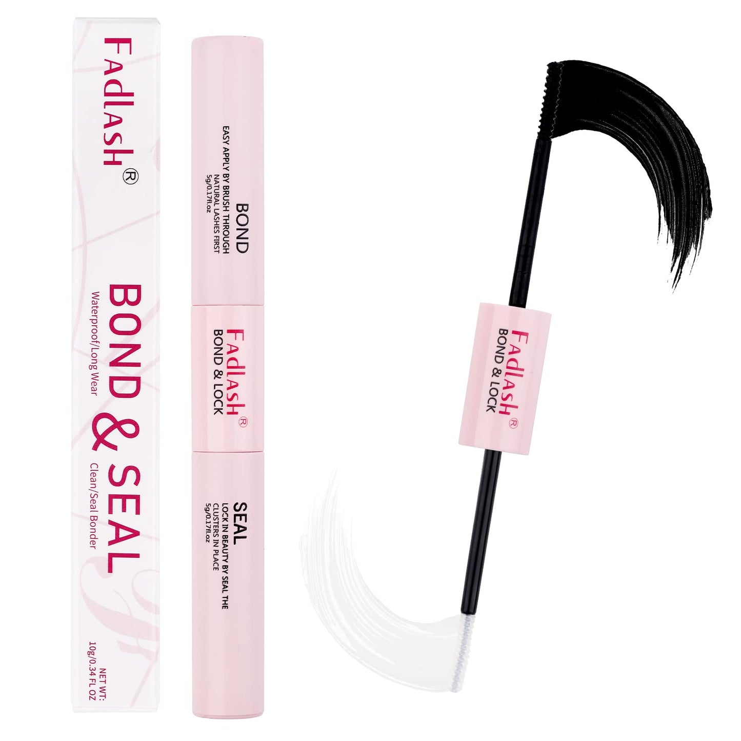 Lash Bond and Seal Cluster Lashes Glue DIY Lash Extension Kit Lash Clusters Glue Individual Lashes Strong Hold 48-72 Hours DIY Eyelash Extension Kit