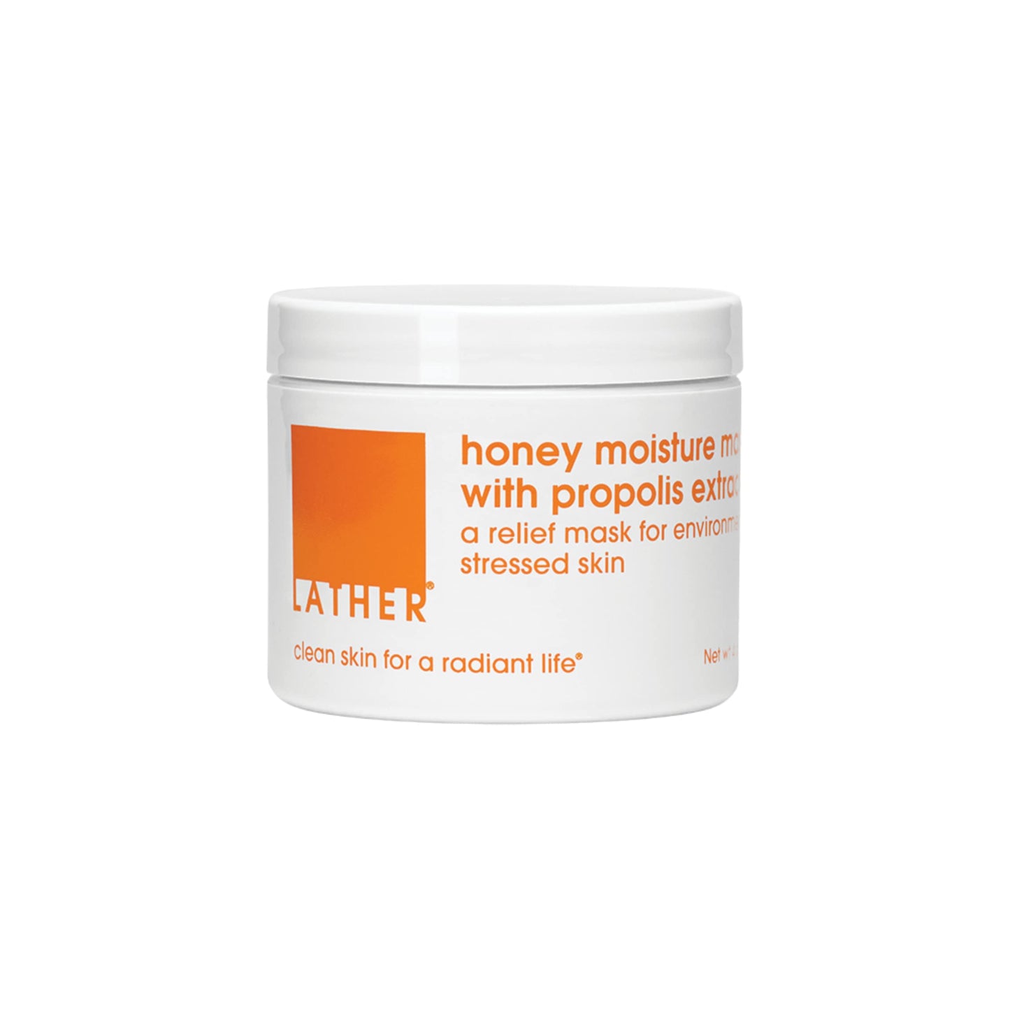 LATHER Honey Moisture Mask With Propolis Extract - Hydrating Face Mask for Dull Skin - Visibly Renew, Moisturize & Boost Hydration for Combination