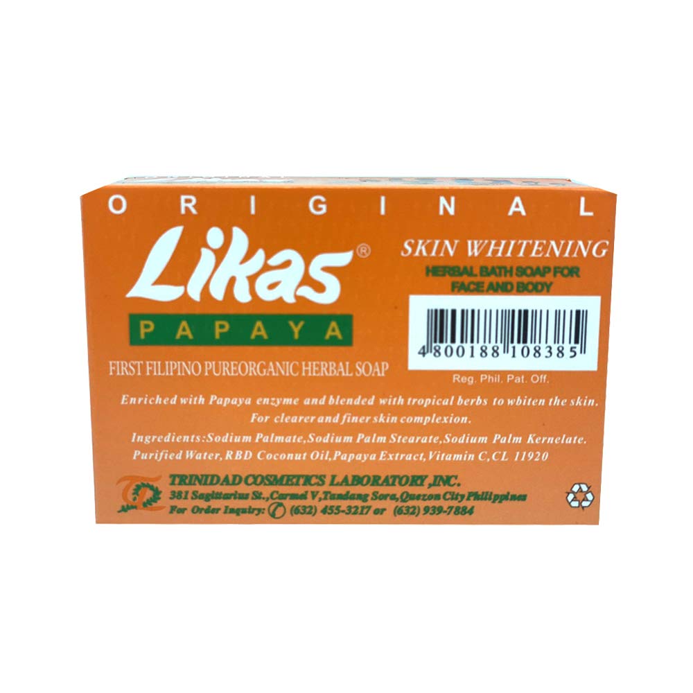 Original Likas Papaya Soap 1 pack - SET OF 10 Beauty & Personal Care Likas
