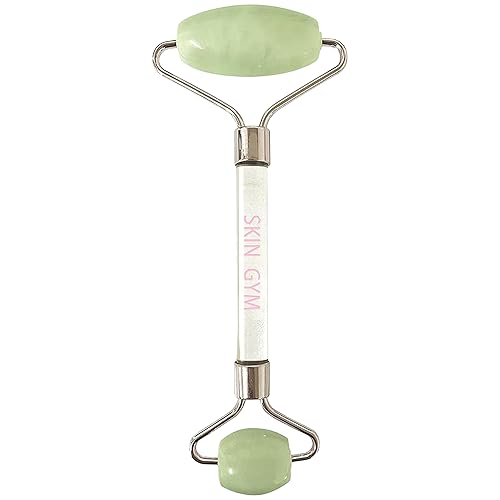 Skin Gym Face Roller for Enhancing Radiance and Relaxing Tension, Face Massager Skin Care Beauty Tool, Rejuvenate Skin, Sculpt, Lift and Define, Jade