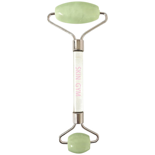 Skin Gym Face Roller for Enhancing Radiance and Relaxing Tension, Face Massager Skin Care Beauty Tool, Rejuvenate Skin, Sculpt, Lift and Define, Jade