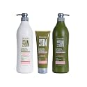 Recamier Professional Salon In Sin Sal Organic Shampoo Conditioner Hair Treatment Set Sulfate Free 33.8 OZ