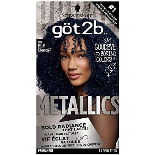 Got2B Metallics Permanent Hair Color, M66 Blue Charcoal Beauty & Personal Care Got2B
