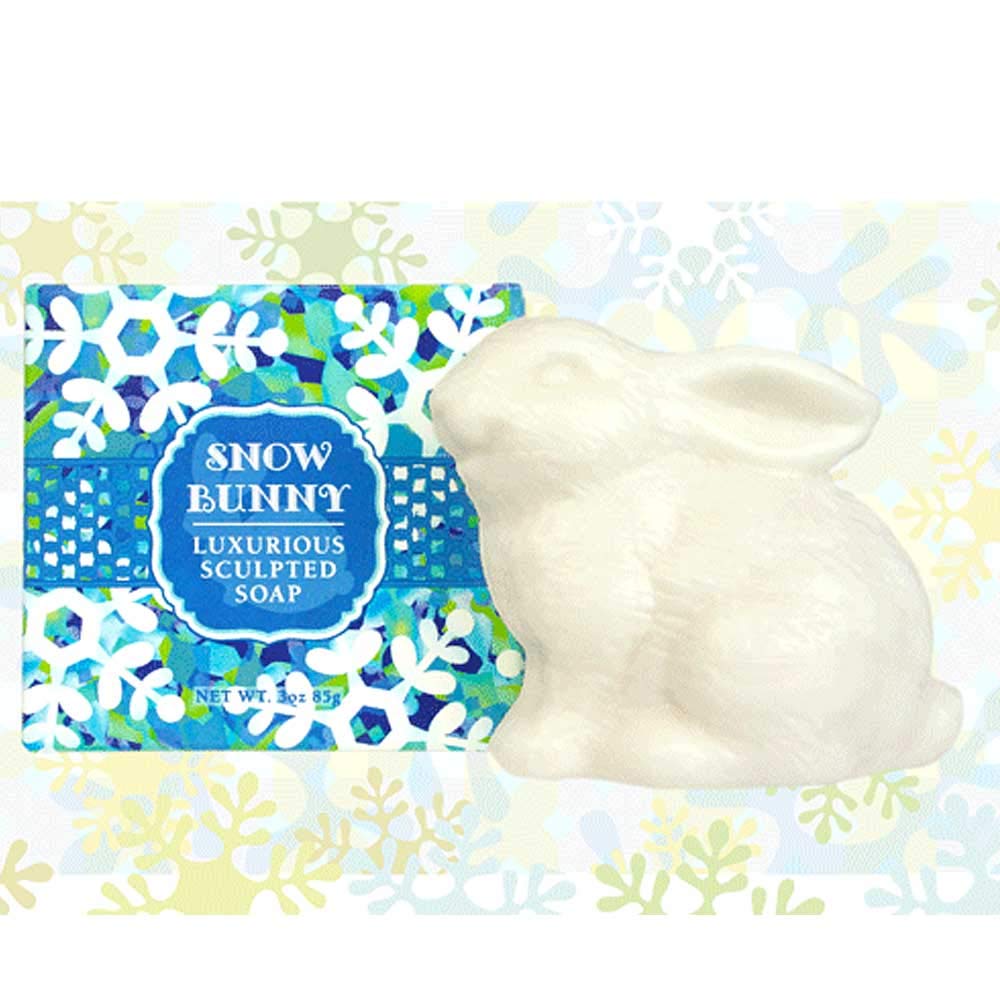 Greenwich Bay Sculpted Snow Bunny 3.0 oz bar soap