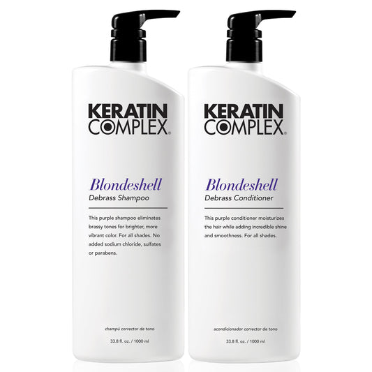 Keratin Complex - Blondeshell Debrass Shampoo & Conditioner Duo - 33.8 fl oz Each