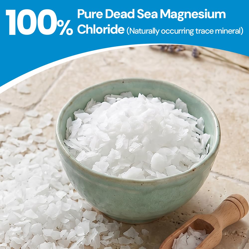 Dead Sea Magnesium Flakes Bath & Foot Soak, Unscented - 10 lb Beauty and Personal Care MARCO ESRA