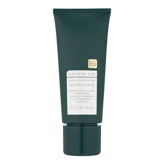 Kristin Ess Hair Instant Exfoliating Scalp Scrub for Build Up and Dandruff + Soothing, Hydrating + Rebalancing Dry Scalp Treatment, Non Drying