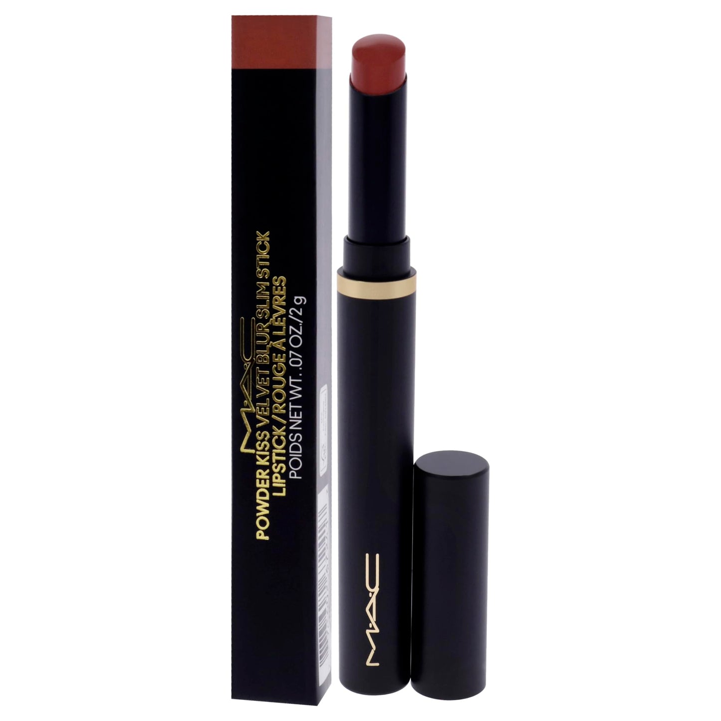Powder Kiss Velvet Blur Slim Stick - 891 Mull It Over by MAC for Women - 0.07 oz Lipstick