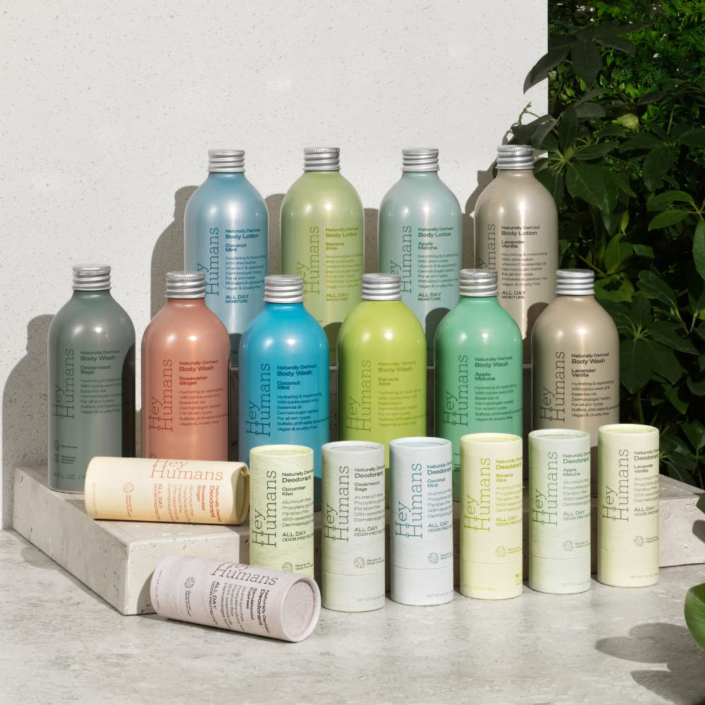 Basic Hey Humans-Body Wash Lavender Vanilla-14 fl oz Beauty & Personal Care HEY HUMANS