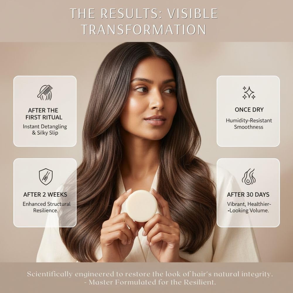 Nature Skin Shop Apple Cider Conditioner Bar - Four Ounces - Shine-Boosting Solid Conditioner for Detangling & Fighting Frizz - for Dull, Weighed-Down