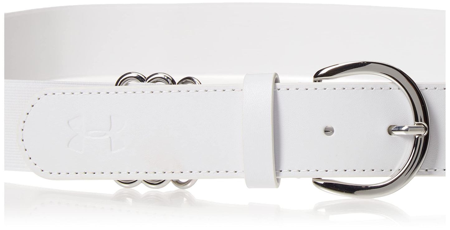 Under Armour Womens Softball Belt , (100) White / / White , One Size Fits All