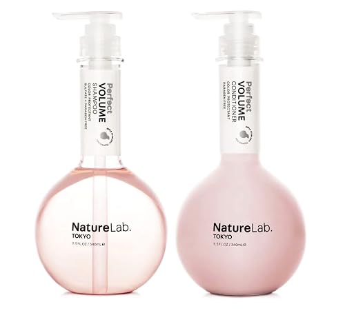 NatureLab.TOKYO Perfect Volume Shampoo & Conditioner Duo - Weightless Frizz Control for Smoother, Healthier Hair and Scalp I 11.5 FL OZ Each | $38
