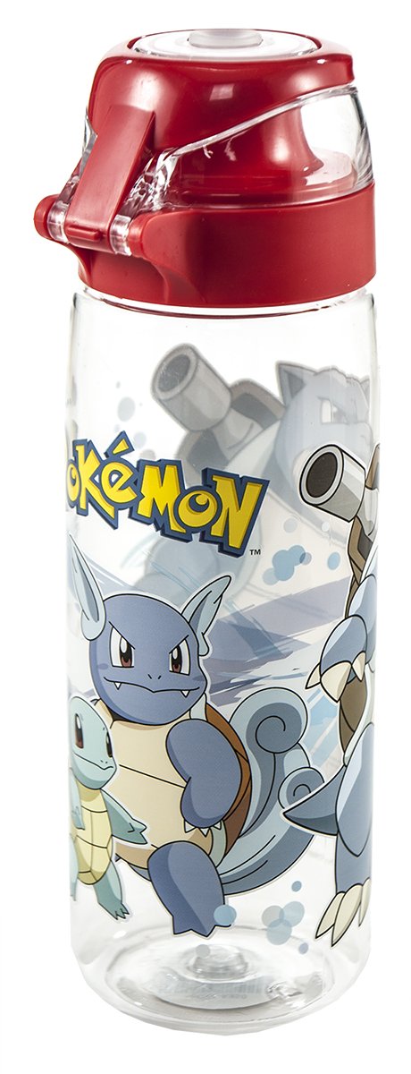Zak 25-oz Pokemon Water Bottle with Flip-Top Cap & Carrying Loop, BPA-Free and Break Resistant (Blastoise)