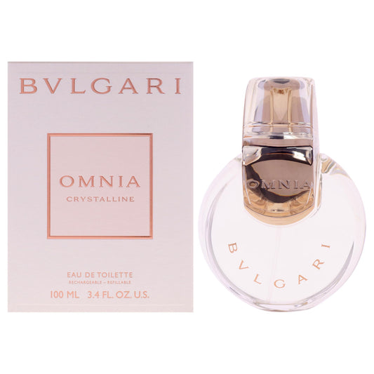 Bvlgari Omnia Crystalline by Bvlgari for Women - 3.4 oz EDT Spray (Refillable) Beauty & Personal Care BVLGARI