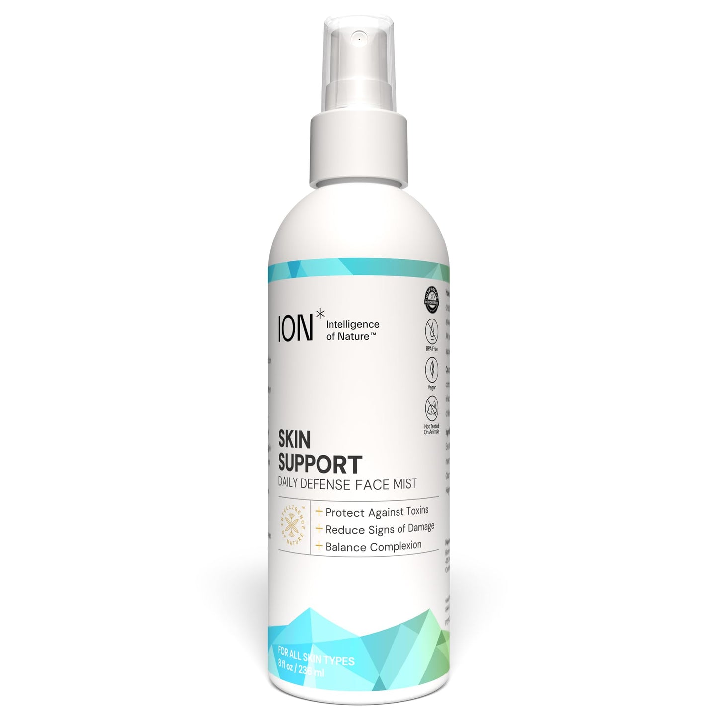 ION* Intelligence of Nature Skin Support Face Mist Hydrating Spray - Refreshing Facial Mist Spray for Daily Use, Vegan Friendly Formula to Refresh